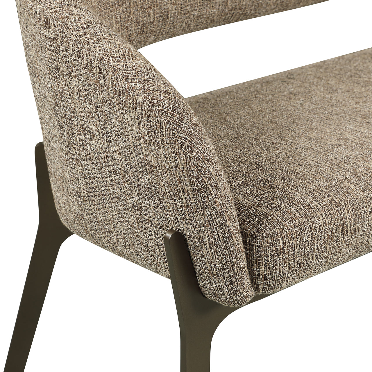 Eetkamer Bank Kenzi Brown Tweed