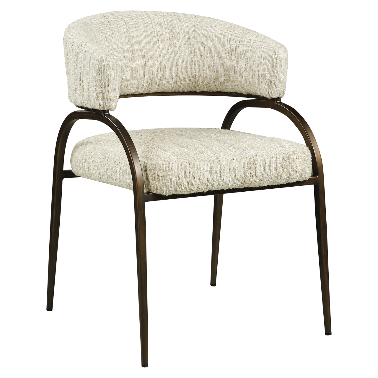 Eetkamerstoel Charda  Beige Angora