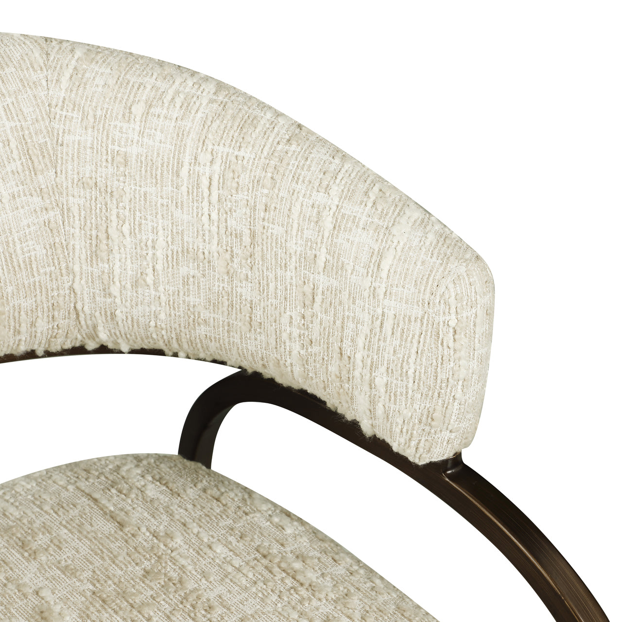 Eetkamerstoel Charda  Beige Angora