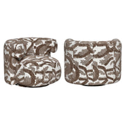 Lounge Stoel Talley Brown Nature Swivel