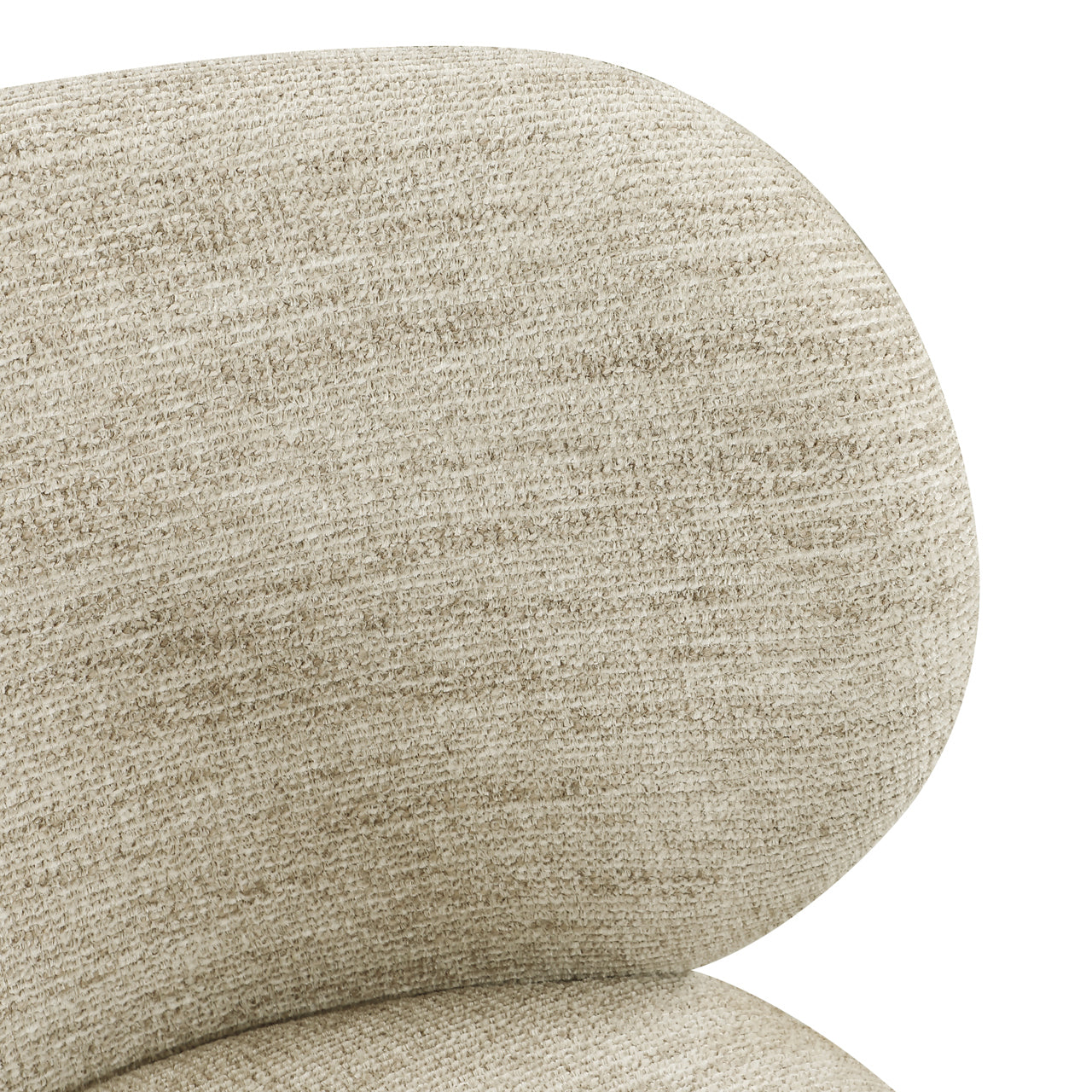 Eetkamerstoel Amely Natural Softweave Swivel