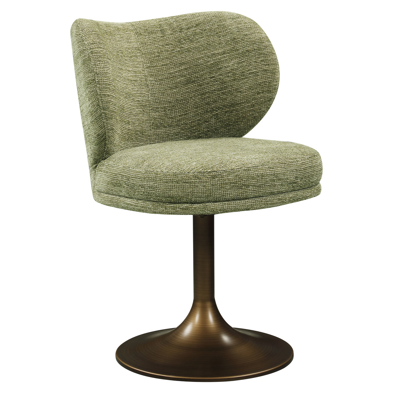 Eetkamerstoel Amely Pistache Softweave Swivel