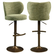 Barstoel Amely Pistache Softweave Swivel