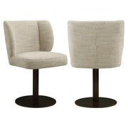Eetkamerstoel Fiona Natural Softweave Swivel