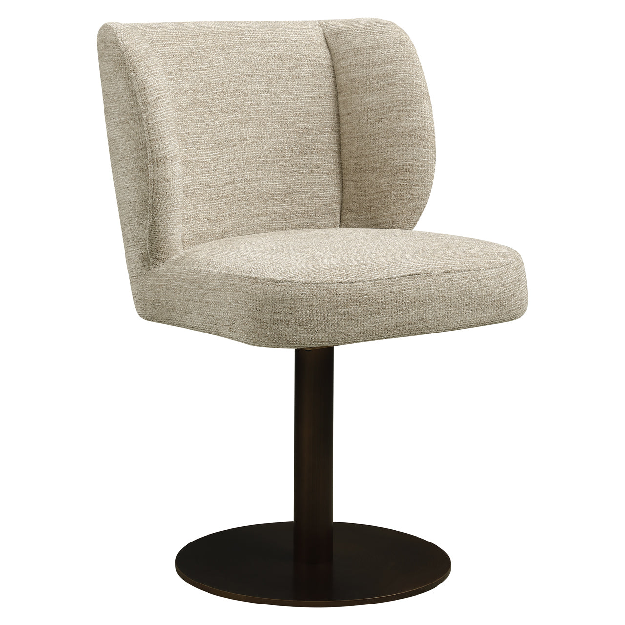 Eetkamerstoel Fiona Natural Softweave Swivel
