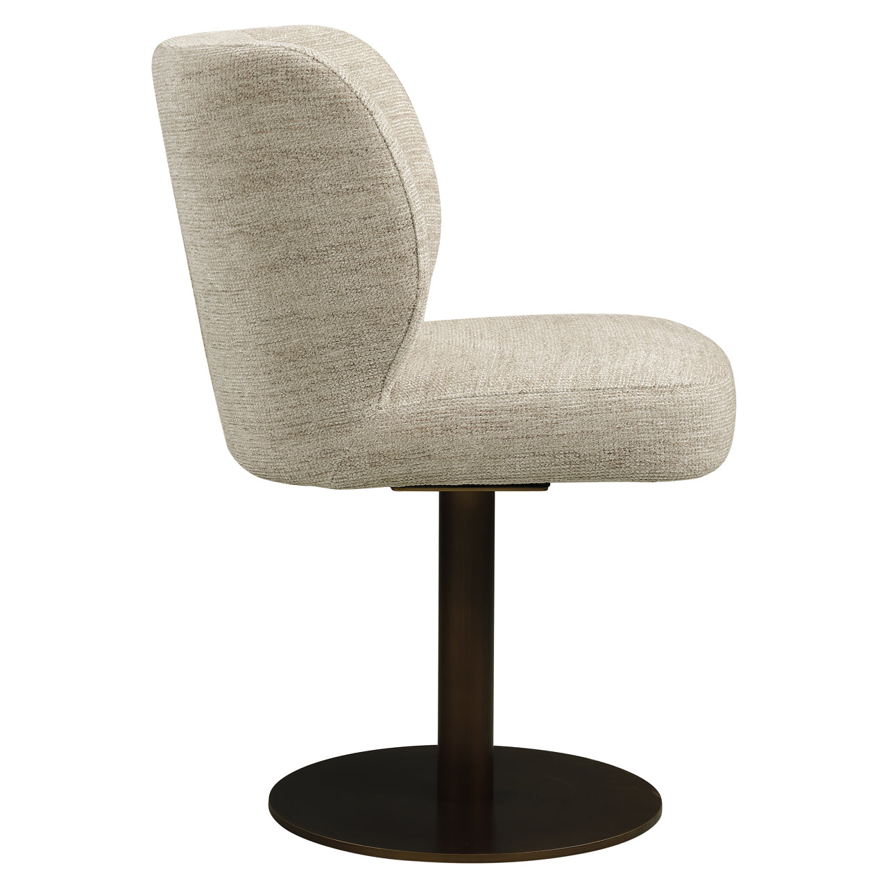 Eetkamerstoel Fiona Natural Softweave Swivel