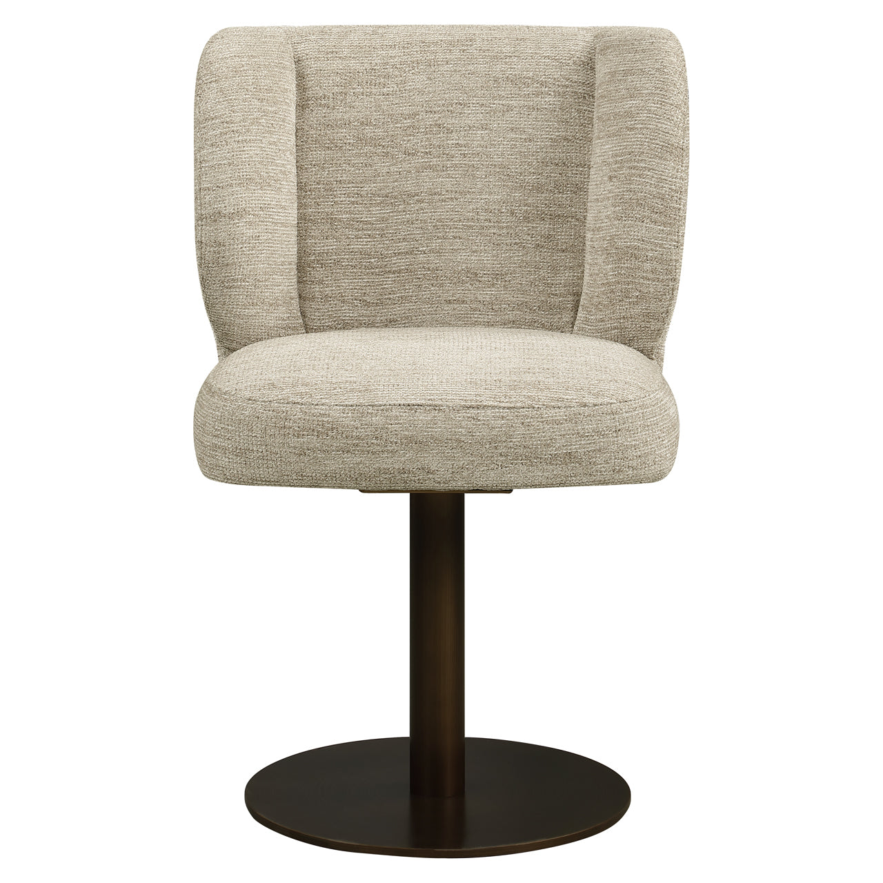 Eetkamerstoel Fiona Natural Softweave Swivel