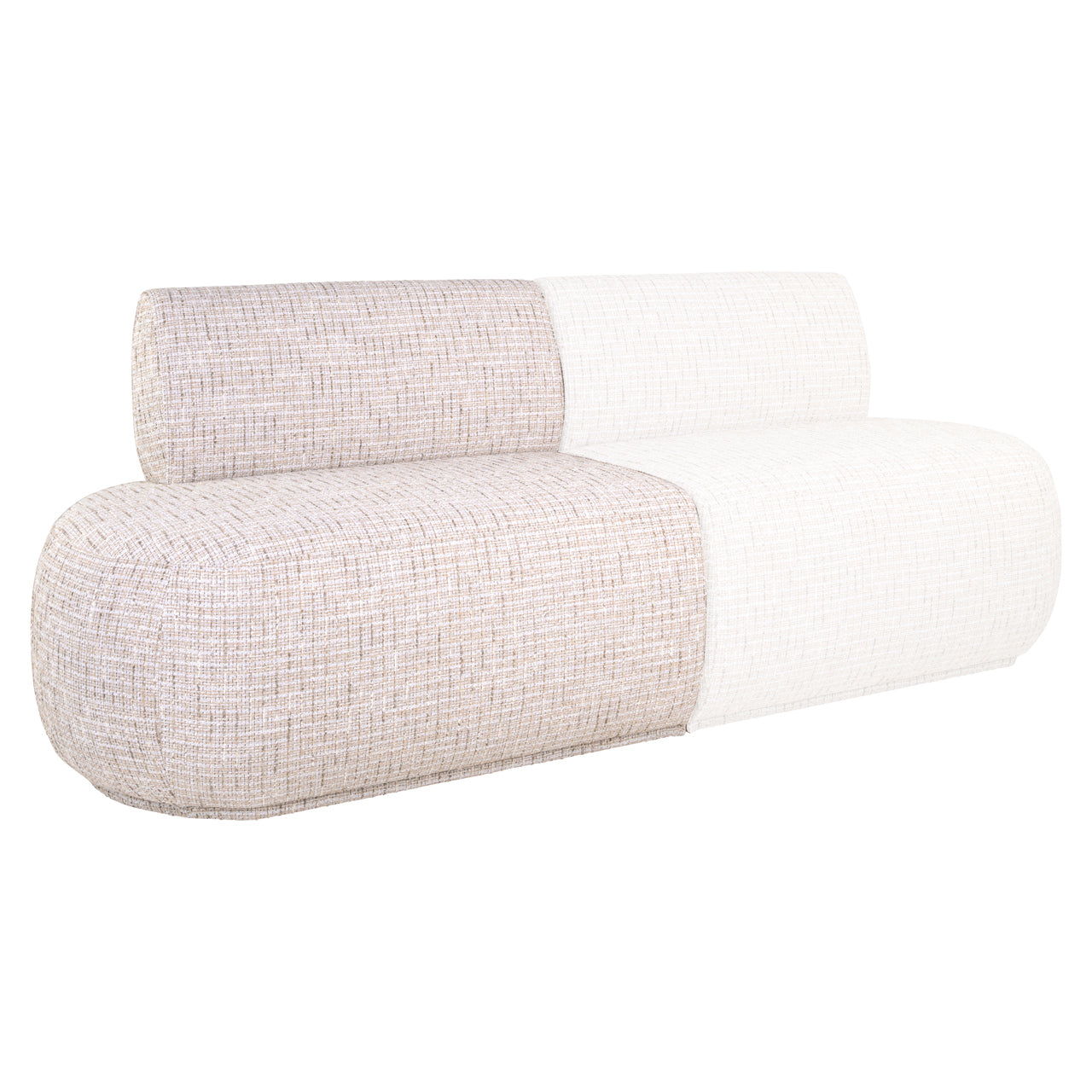 Eetkamer Bank Sorrobon Trendy Cream Open End Left Straight