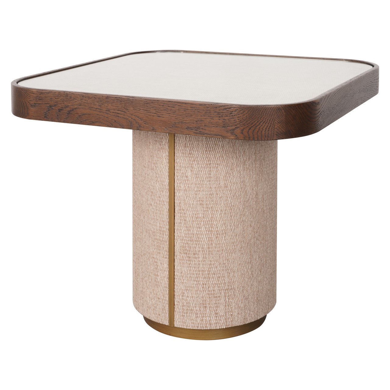 Bijzettafel Willox Beige  Including Glass
