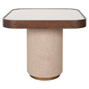 Bijzettafel Willox Beige  Including Glass