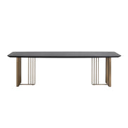 Dining table Maverick charcoal 300