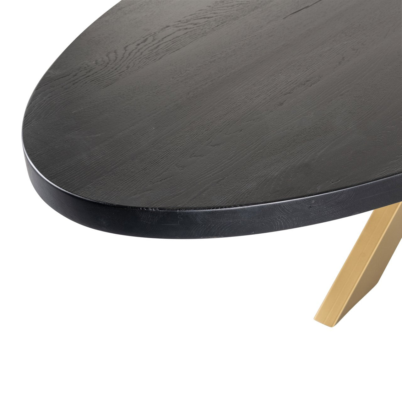 Dining table Watson black/gold 235