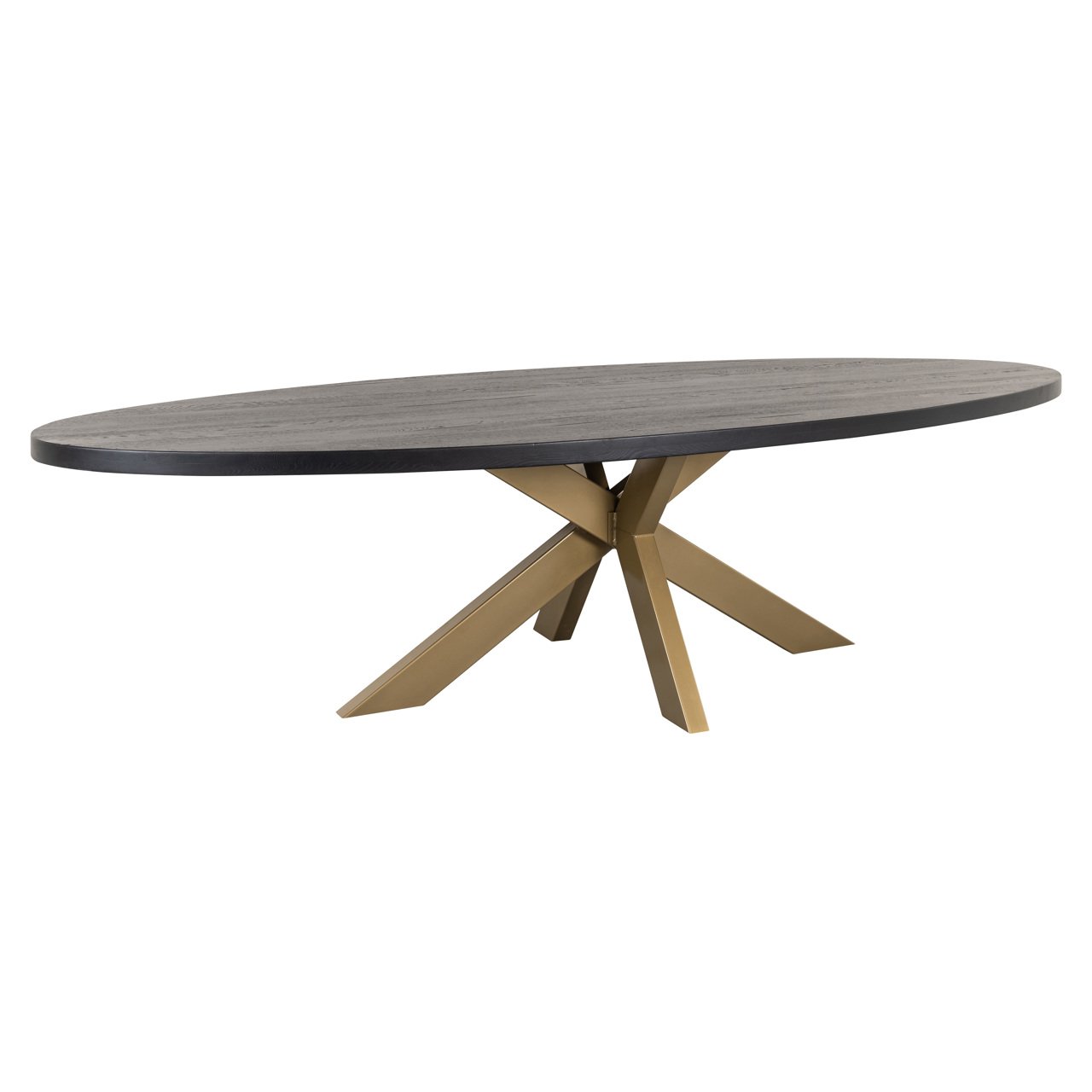 Dining table Watson black/gold 300
