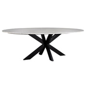 Eettafel Lexington white oval 230