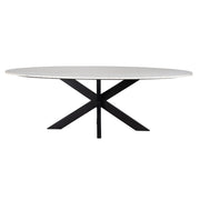 Eettafel Lexington White Oval 230