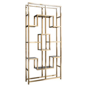 Display Cabinet Magnus Brushed Gold