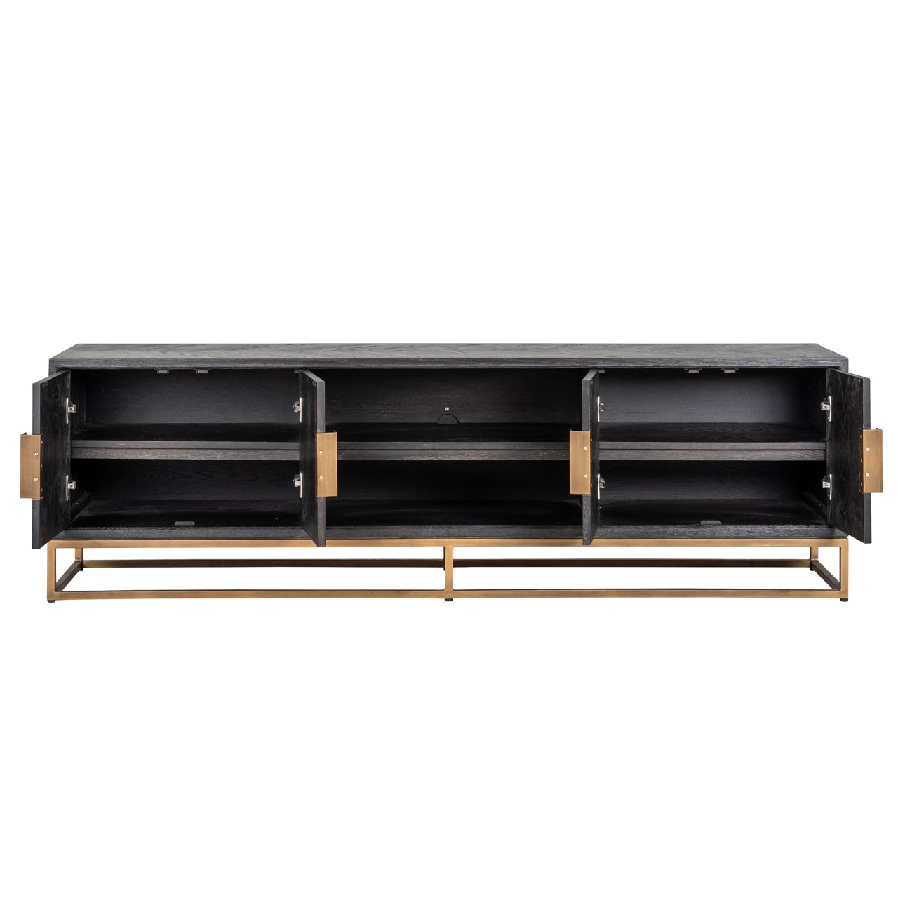 Tv-meubel Blackbone Brass Black Rustic 200
