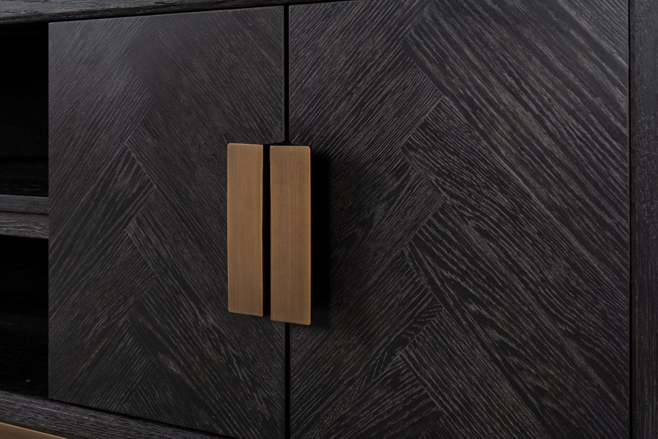 Tv-meubel Blackbone Brass Black Rustic 200