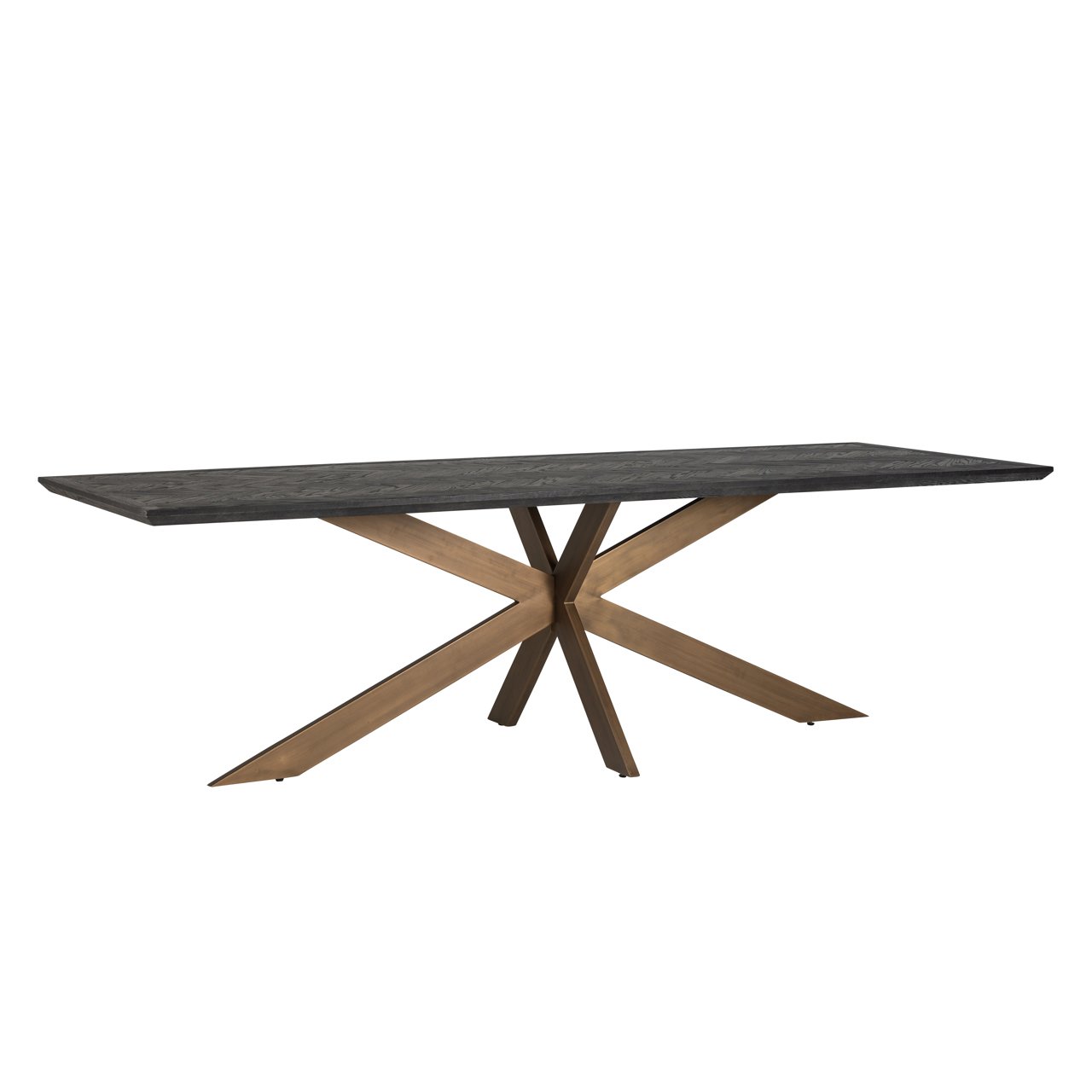 Eettafel Blackbone Brass Black Rustic 260