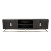 Tv-meubel Blackbone Silver Black Rustic 220