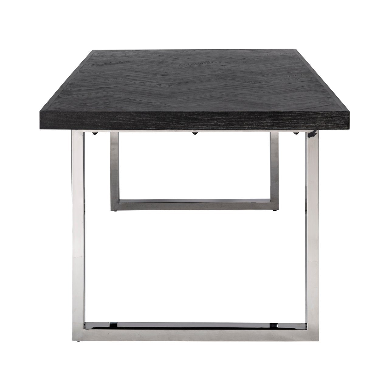 Dining table Blackbone Silver black rustic 220