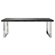 Dining table Blackbone Silver black rustic 220