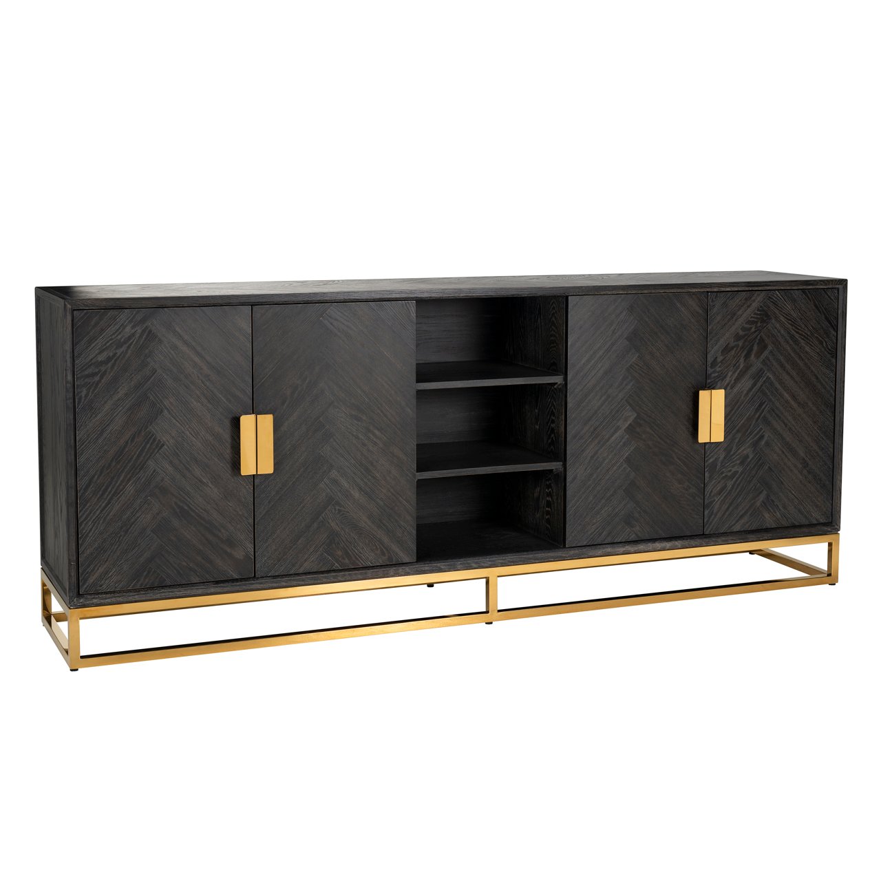 Dressoir Blackbone Gold Black Rustic