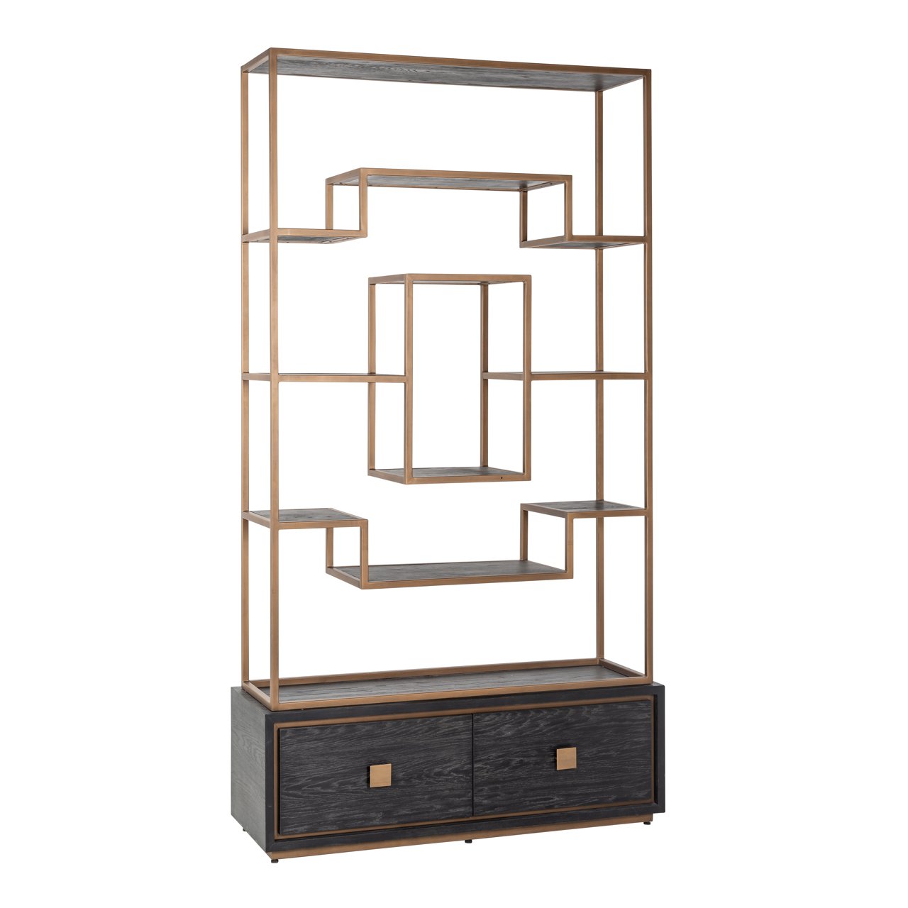 Wandkast Hunter Black Rustic
