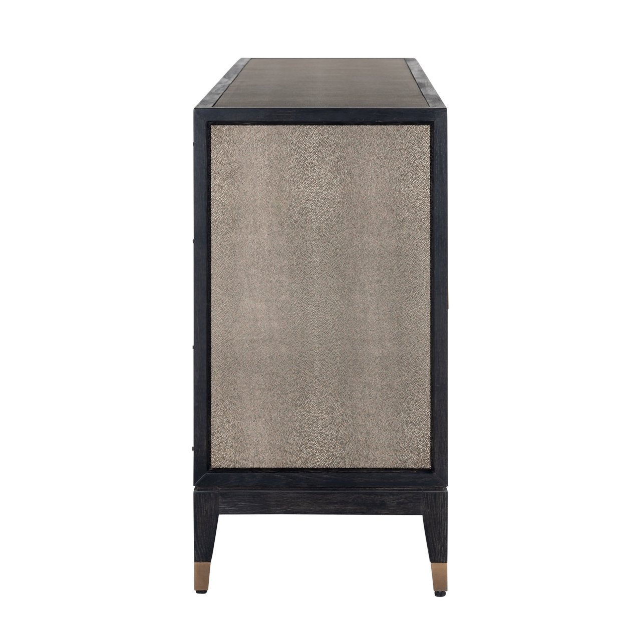 Richmond Interiors Dressoir Bloomville Segrijn Messing — Art Deco woonkamer