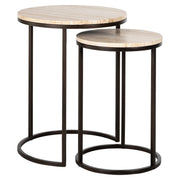 Bijzettafel Avalon bronze (Set of 2)