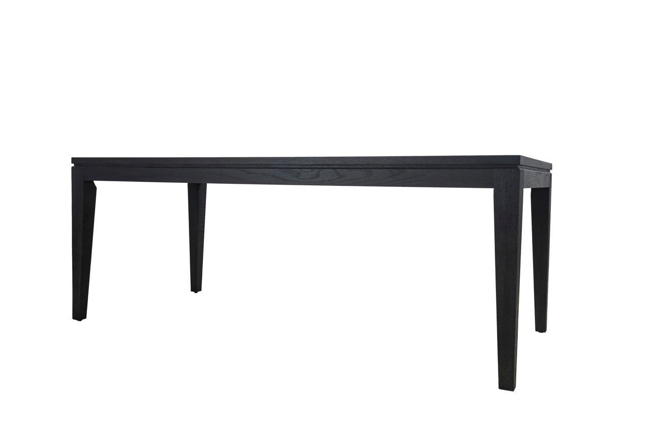 Dining table Blackbone black rustic 200