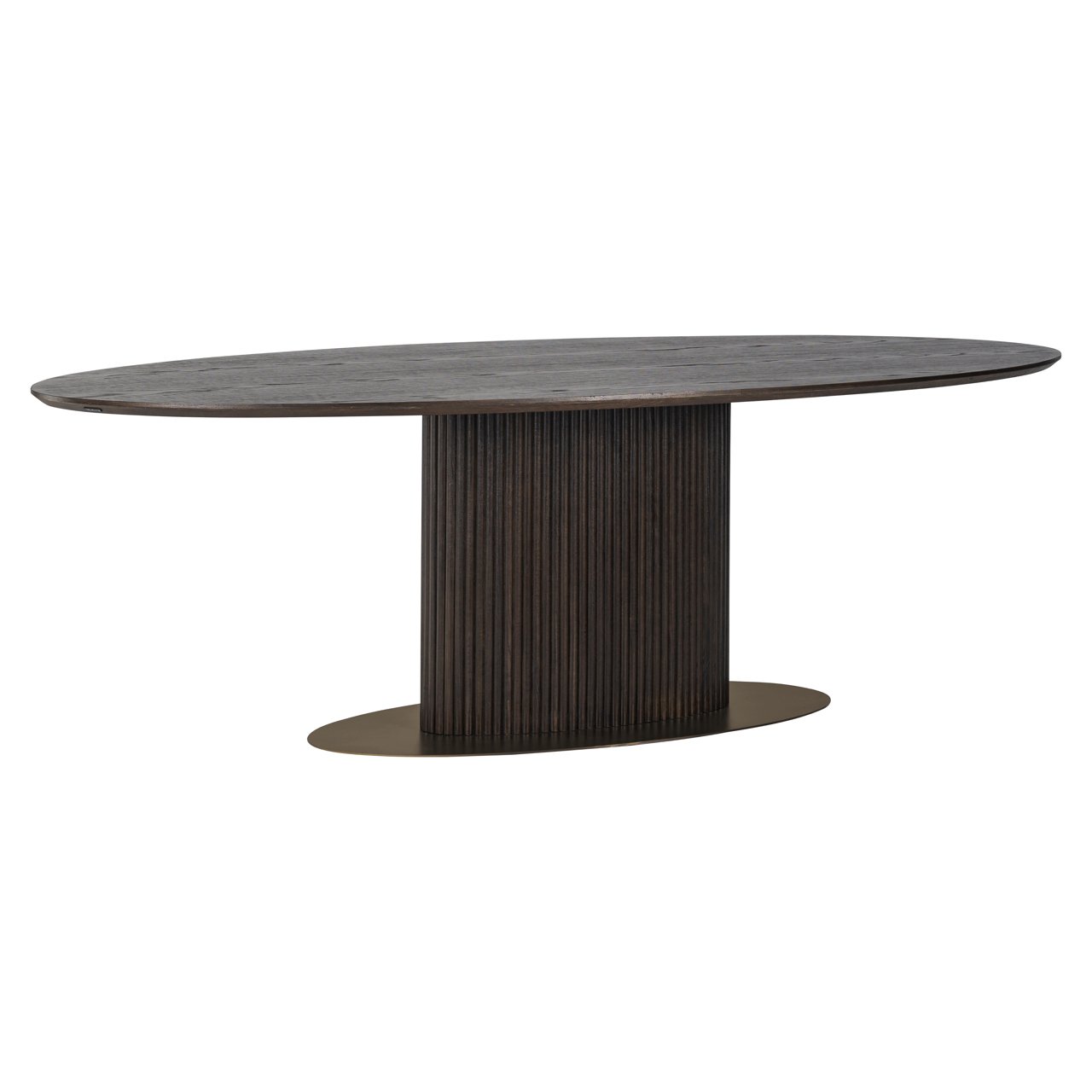 Eettafel Luxor Brown Oval 235