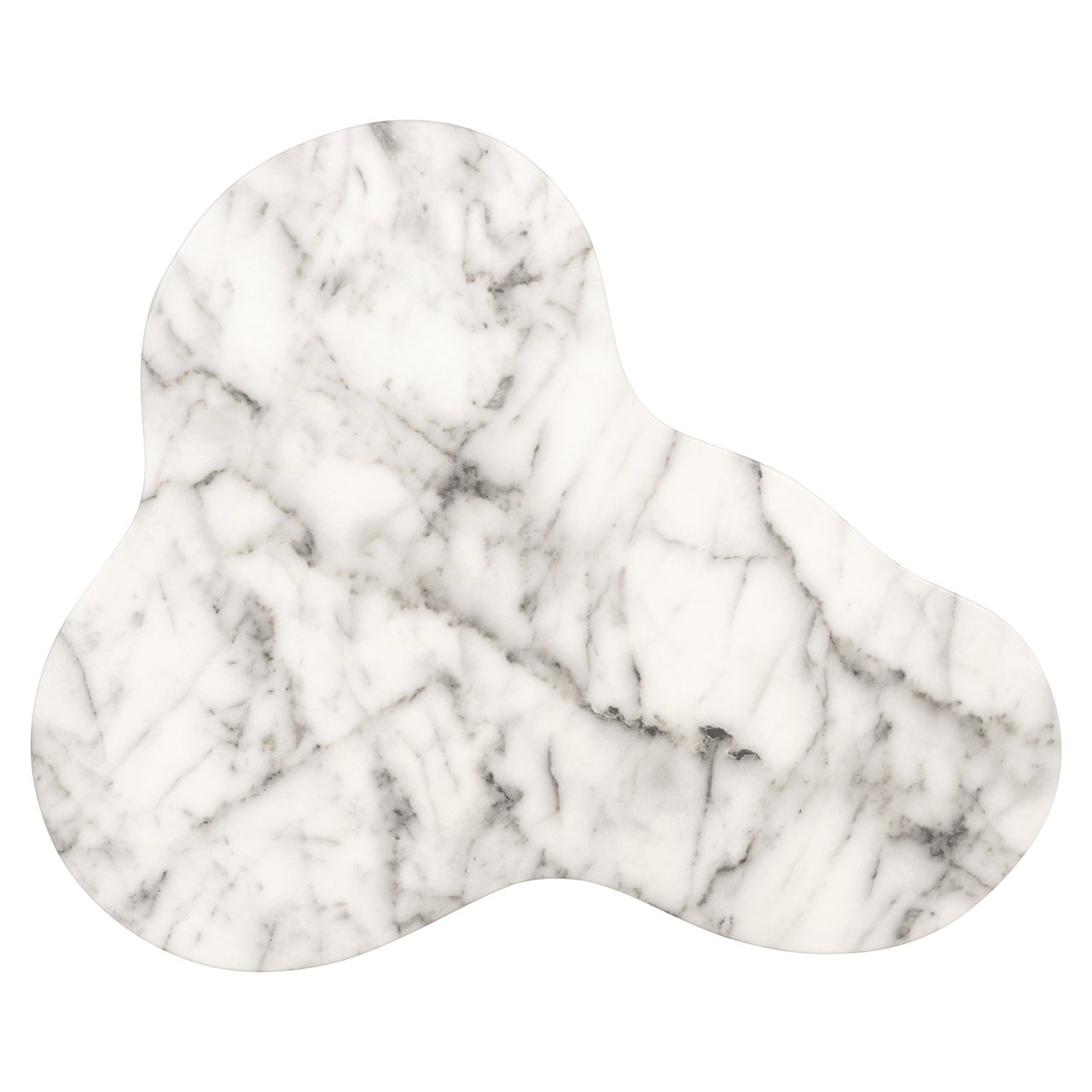 Outdoor Bijzettafel Rockyard White Marble Look
