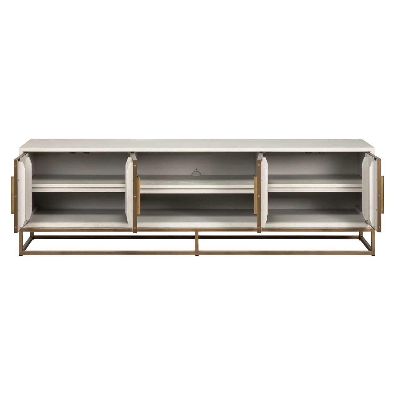 Tv-meubel Whitebone Brass Verona Grey  200