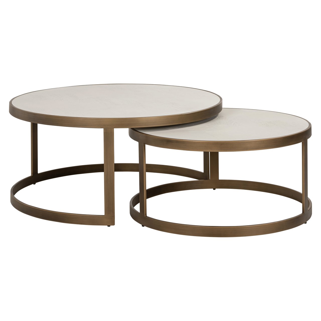Salontafel Whitebone Verona Grey (set Of 2)