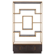 Wandkast Claremont Brown