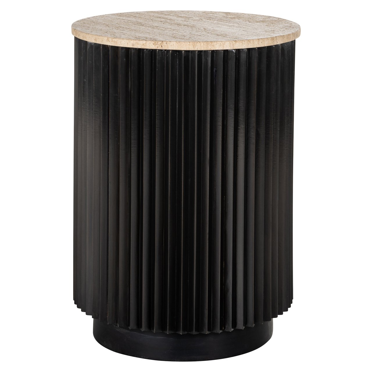 Bijzettafel Hampton Dark Brown 45ø