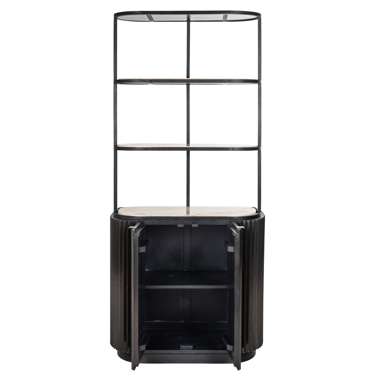 Opbergkast Hampton Dark Brown