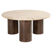 Coffee table Douglas brown 90Ø