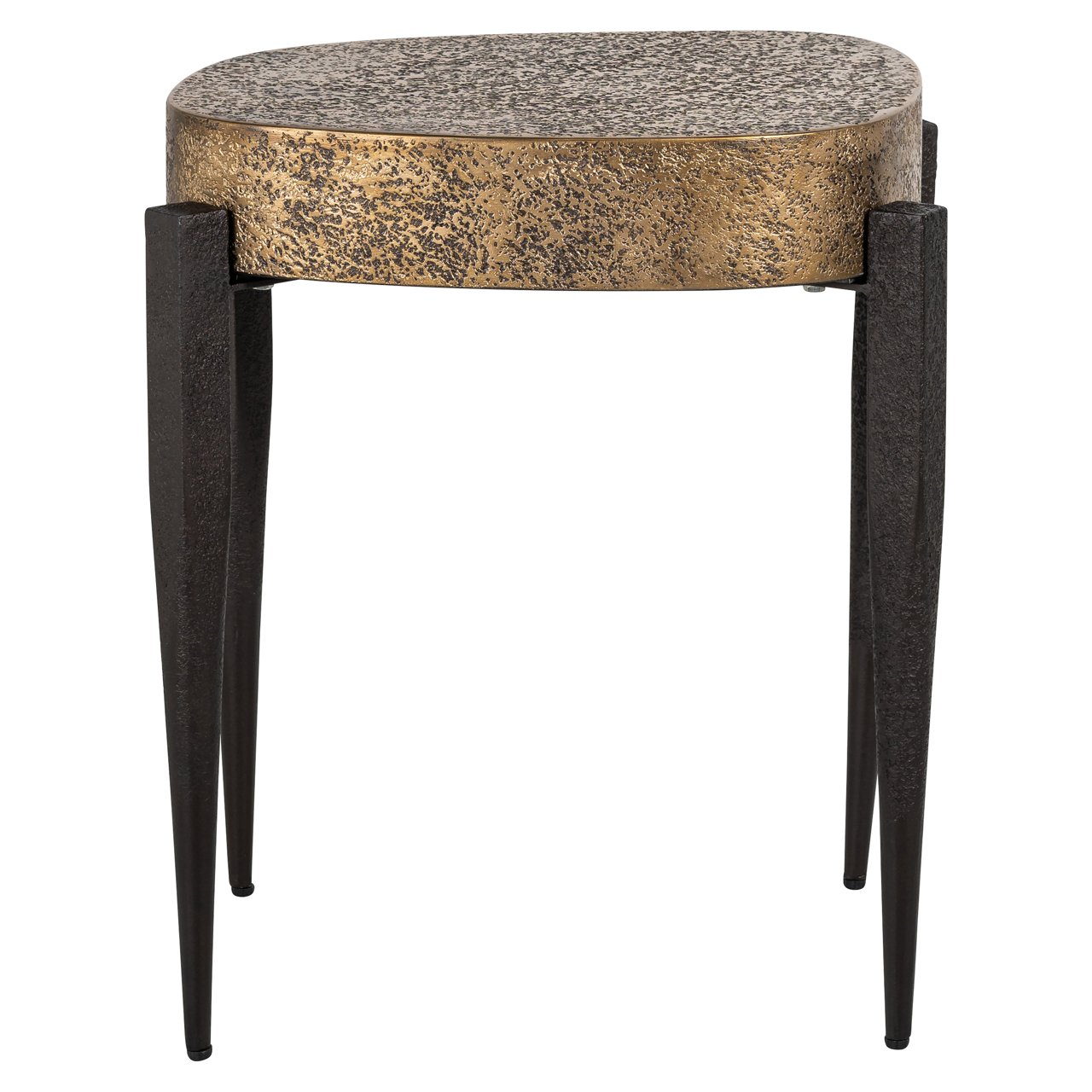 End table Declan black/gold