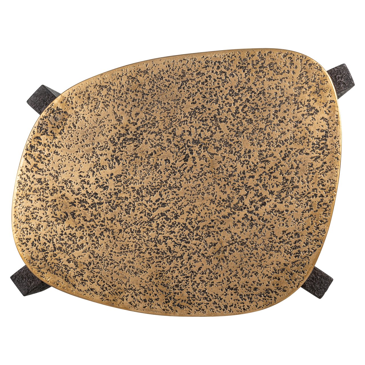 End table Declan black/gold