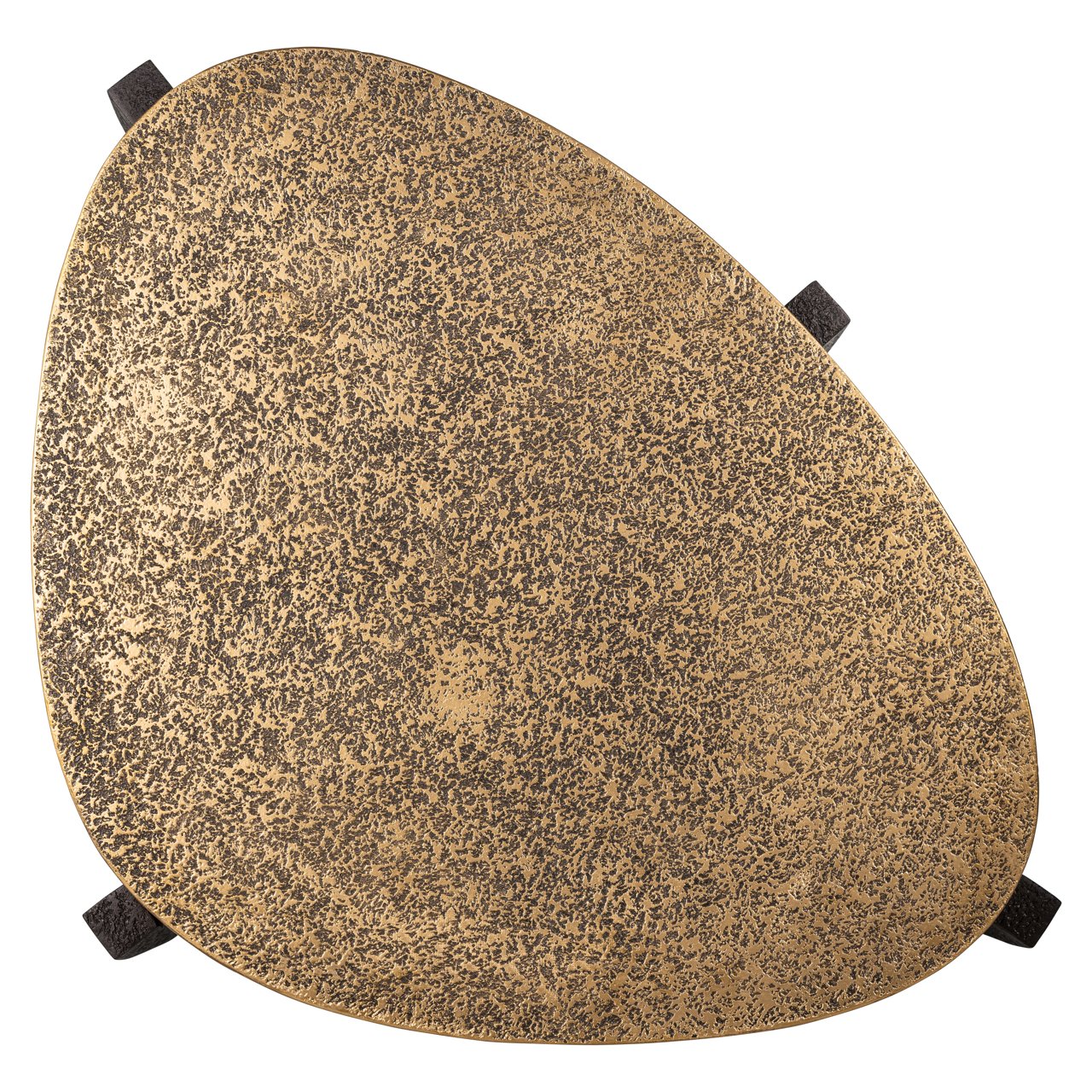 Salontafel Marquee Black/gold (set Of 2)
