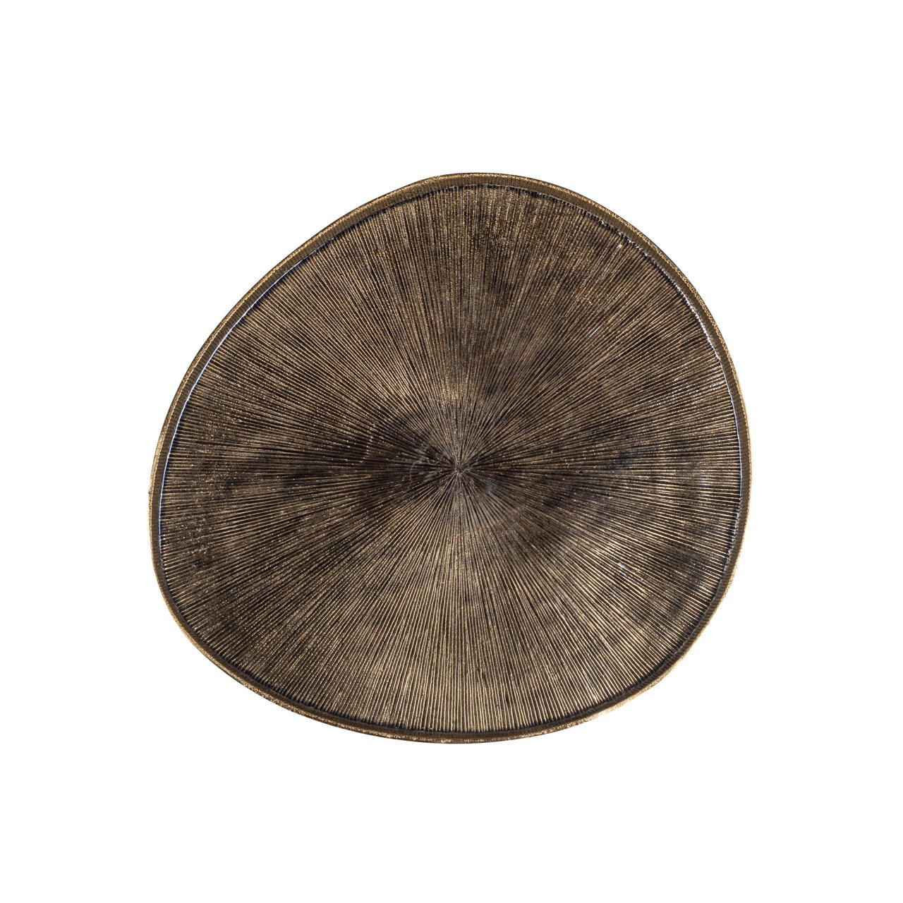 Coffee table Louve brushed gold (Set of 2)