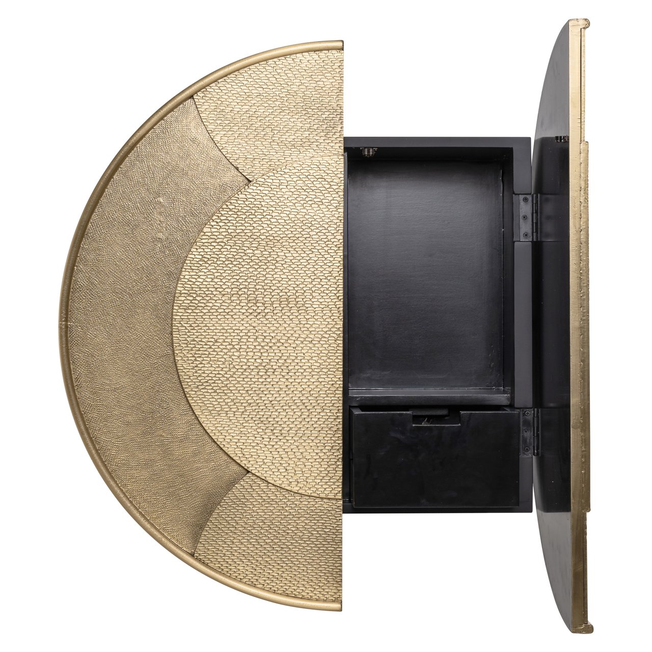 Opbergkast Bowie black/gold