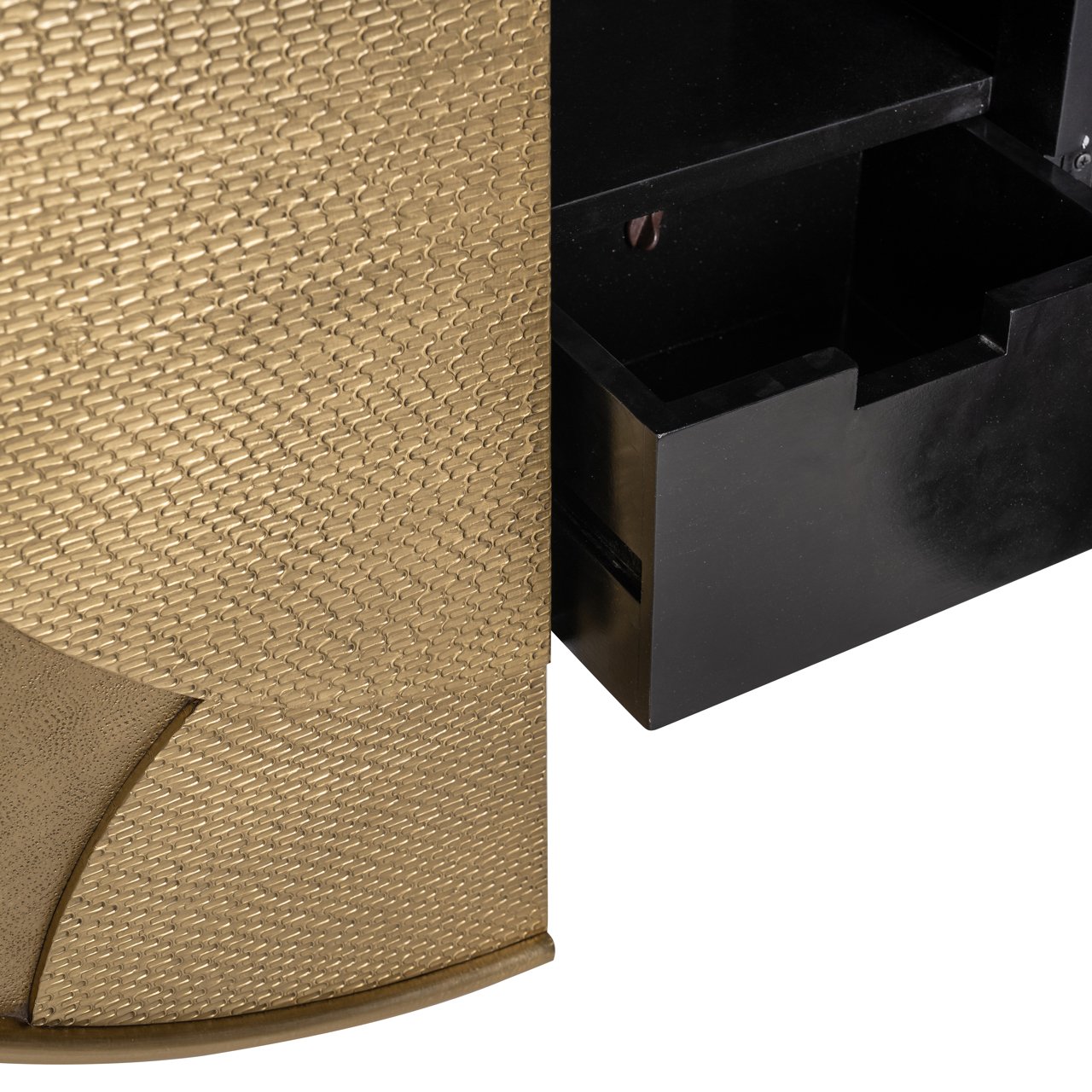 Opbergkast Bowie black/gold