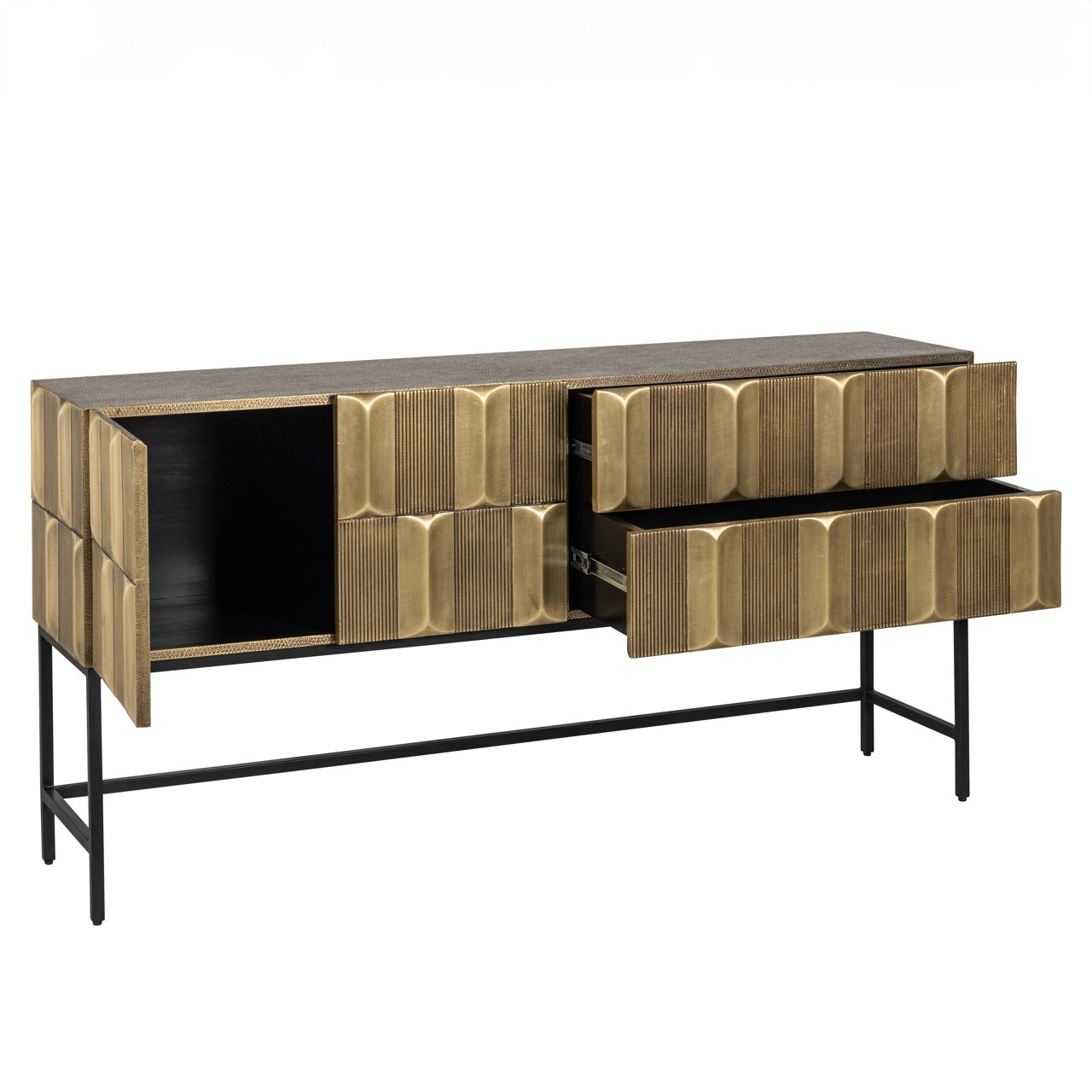 Dressoir Jaxx Black/gold