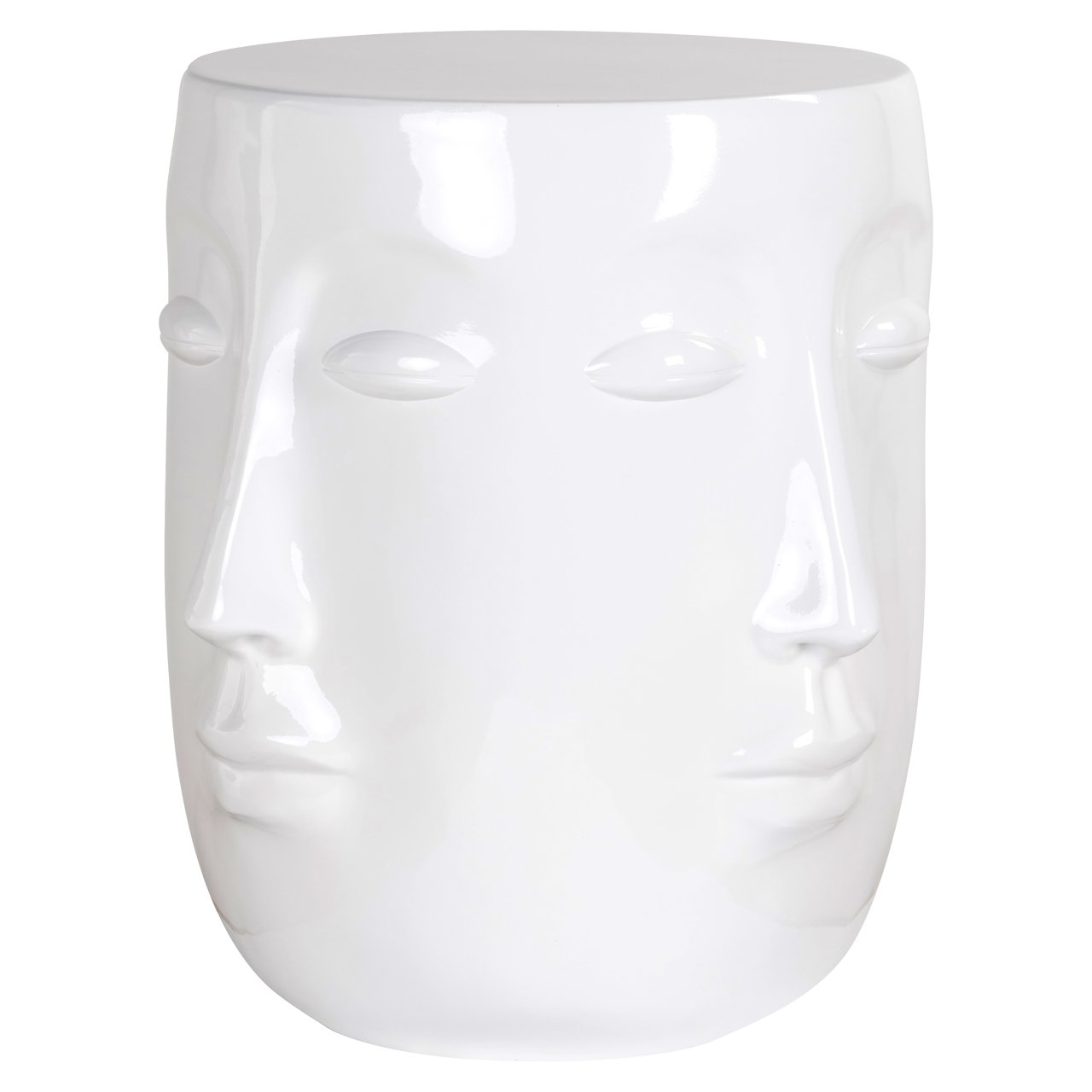 End table Christy white