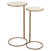 End table Scofield gold (Set of 2)