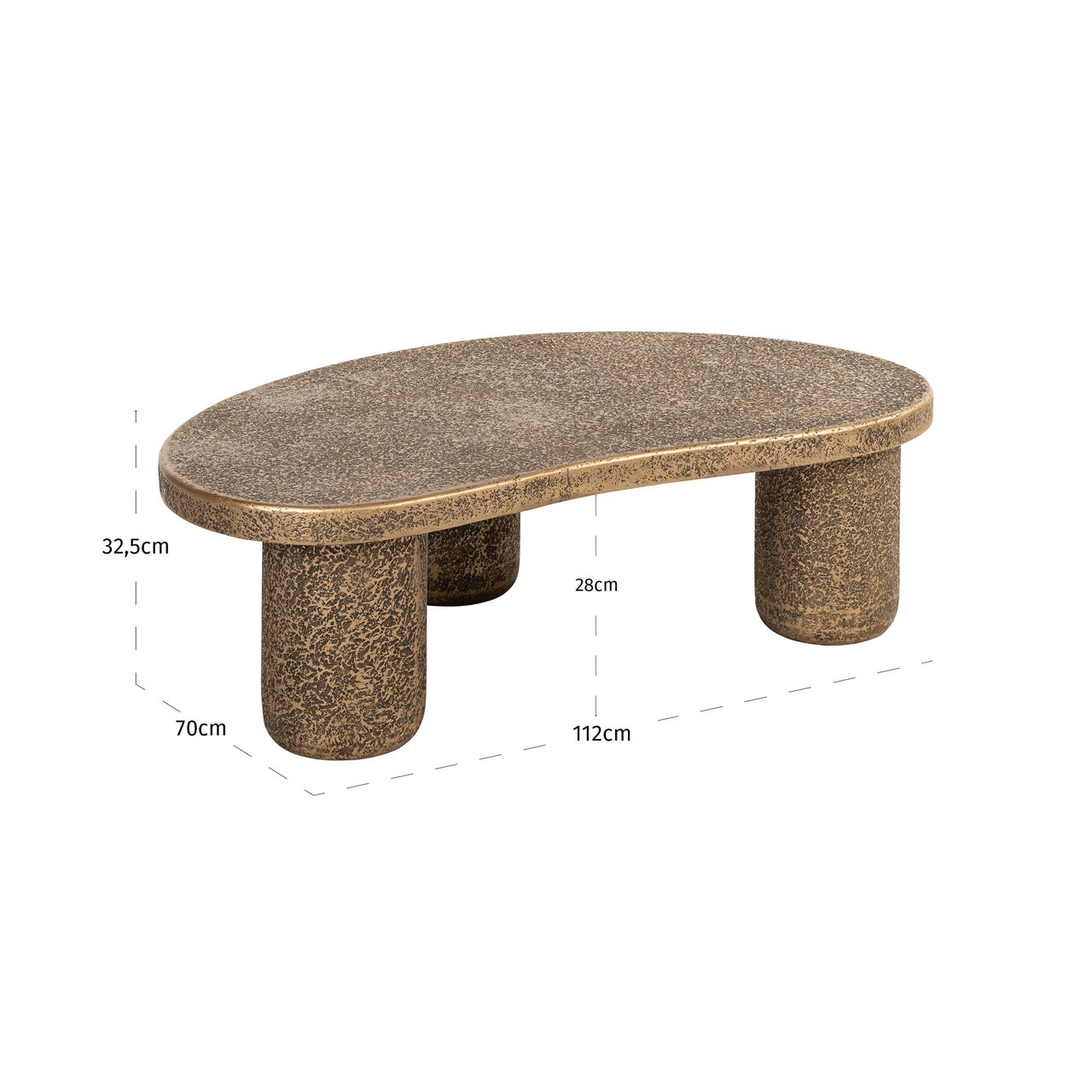 Salontafel Kenobi bronze