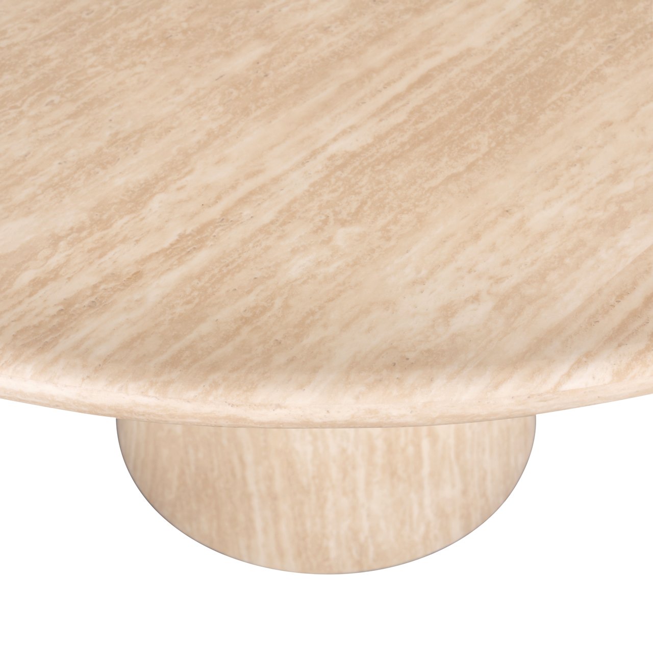 Eettafel Fictus Beige 140ø